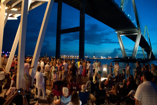 Cheers on the Pier